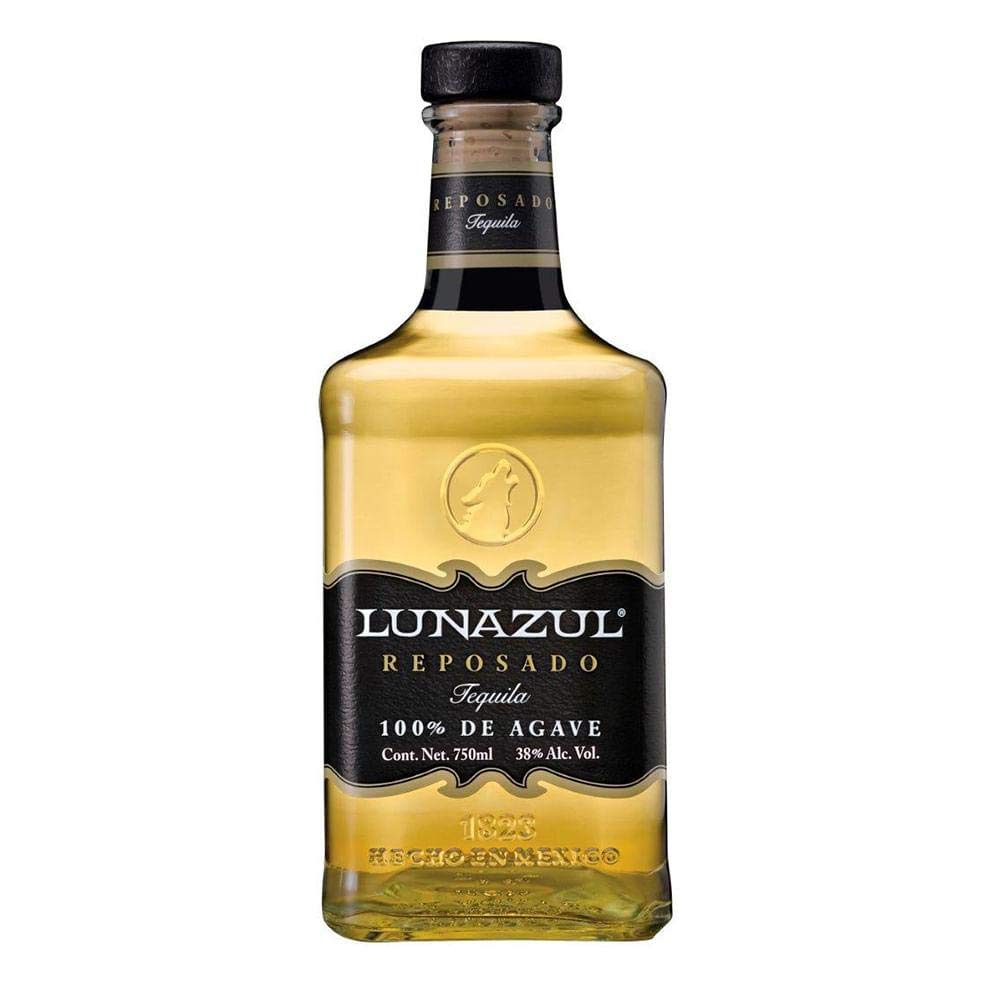 TEQUILA REPOSADO 100% LUNAZUL 750ML