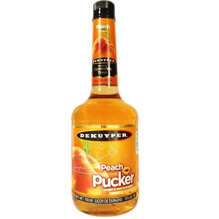 LICOR DEKUYPER PEACH PUCKER 750*