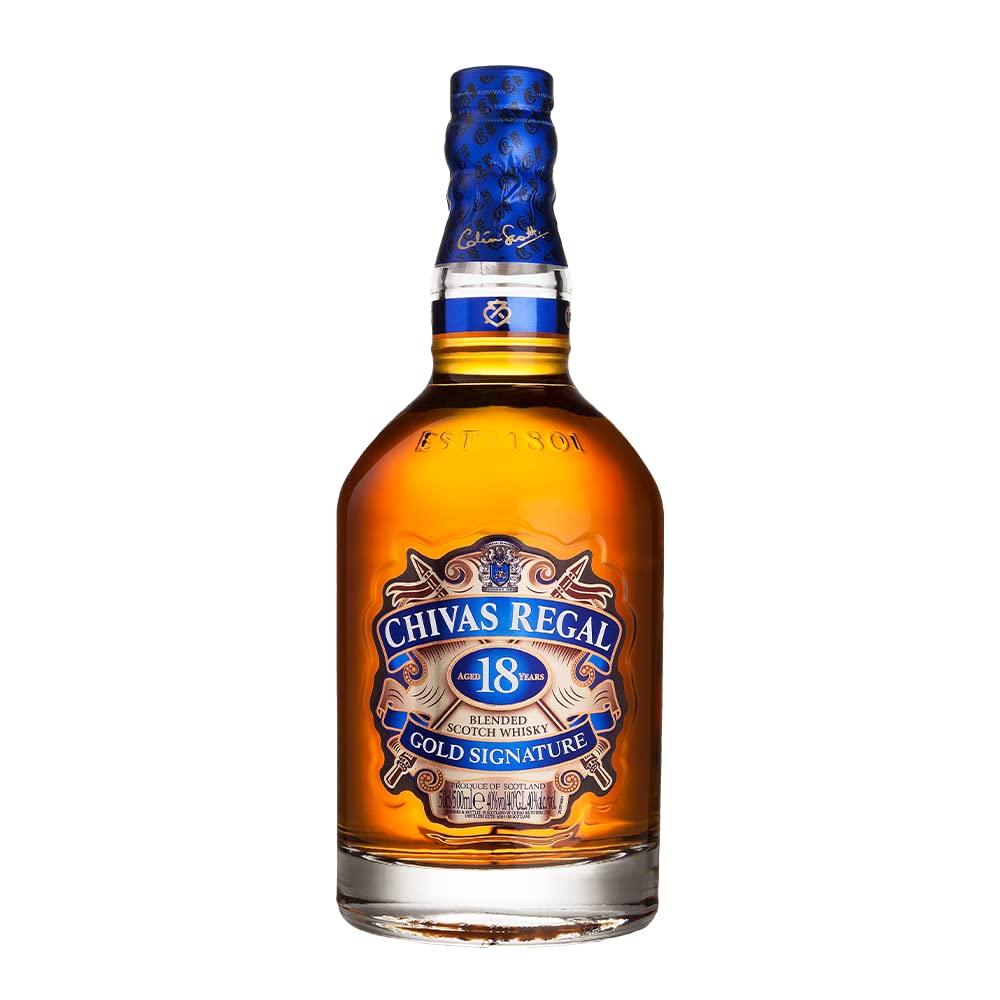 Whiskey 18 Chivas Regal 750ml C/ 200ml – Vinosylicores.com