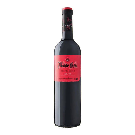 VINO TINTO MONTE REAL TEMPRANILLO 750ML - Vinosylicores.com