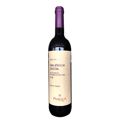 VINO TINTO PASQUA NERO D' AVOLA 750ML - Vinosylicores.com