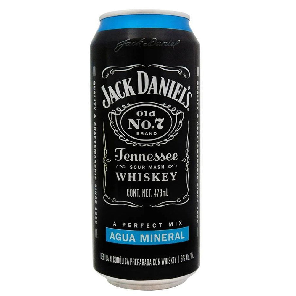 WHISKY JACK DANIELS CON AGUA MINERAL 473ML