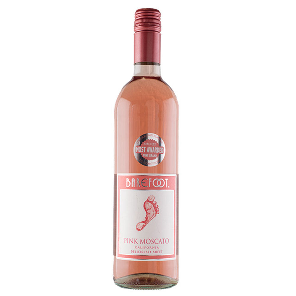 VINO ROSADO BAREFOOT PINK MOSCATO 750ML