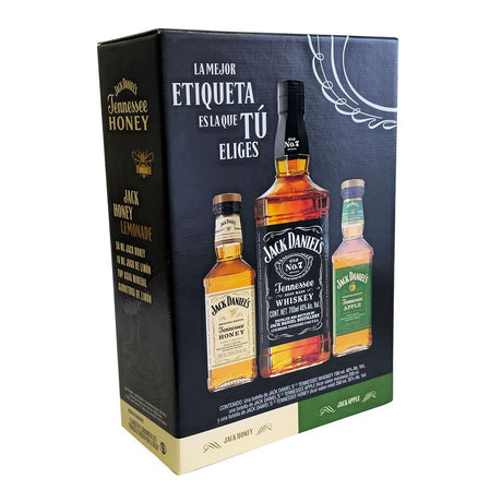 Whisky Jack Daniel's 700ml + Apple 200 + Honey 200ml