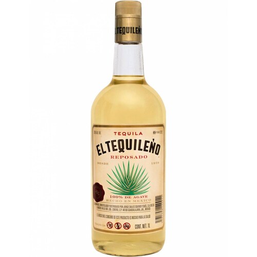 TEQUILA REPOSADO 100% TEQUILEÑO 1L