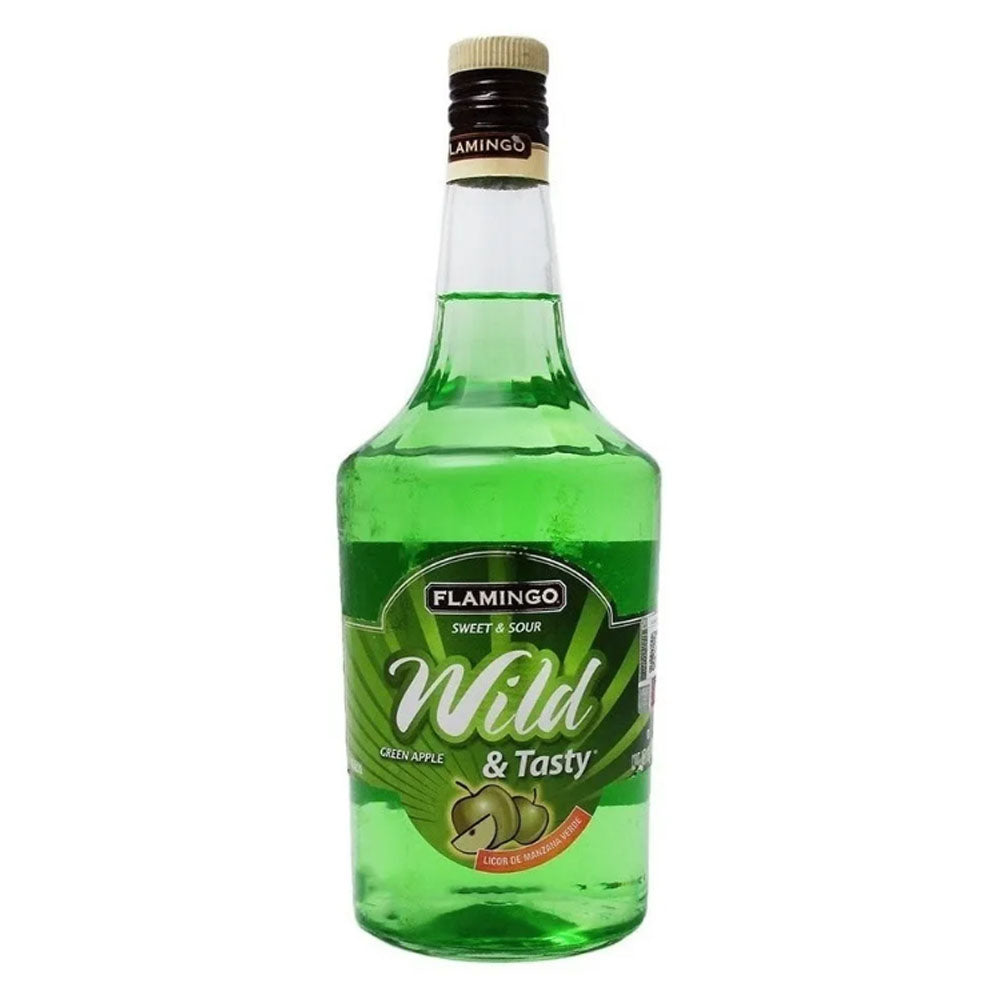 LICOR DE MANZANA VERDE W&T FLAMINGO 1000 - Vinosylicores.com