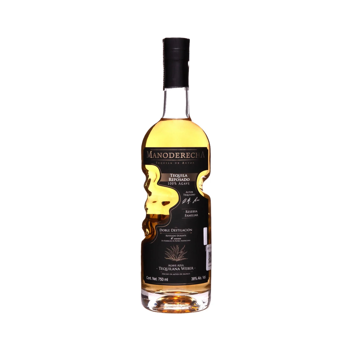 Tequila Mano Derecha Reposado 750ml