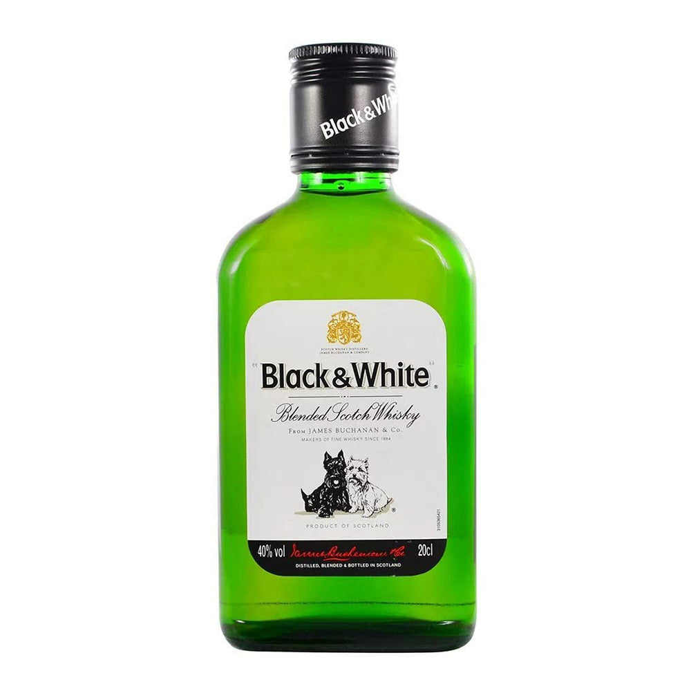 WHISKY BLACK AND WHITE 200ML