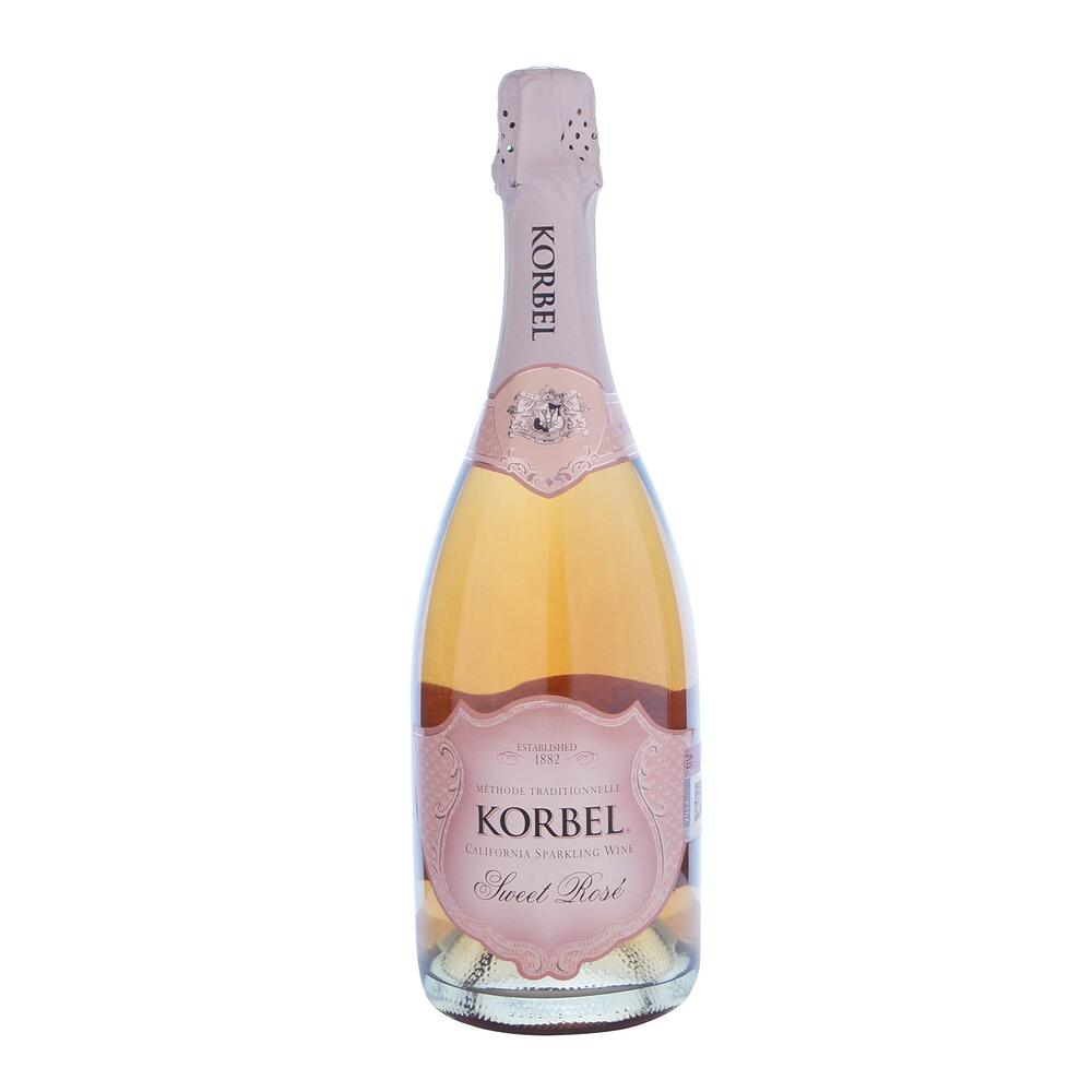 VINO ESPUMOSO KORBEL SWET ROSE 750ML