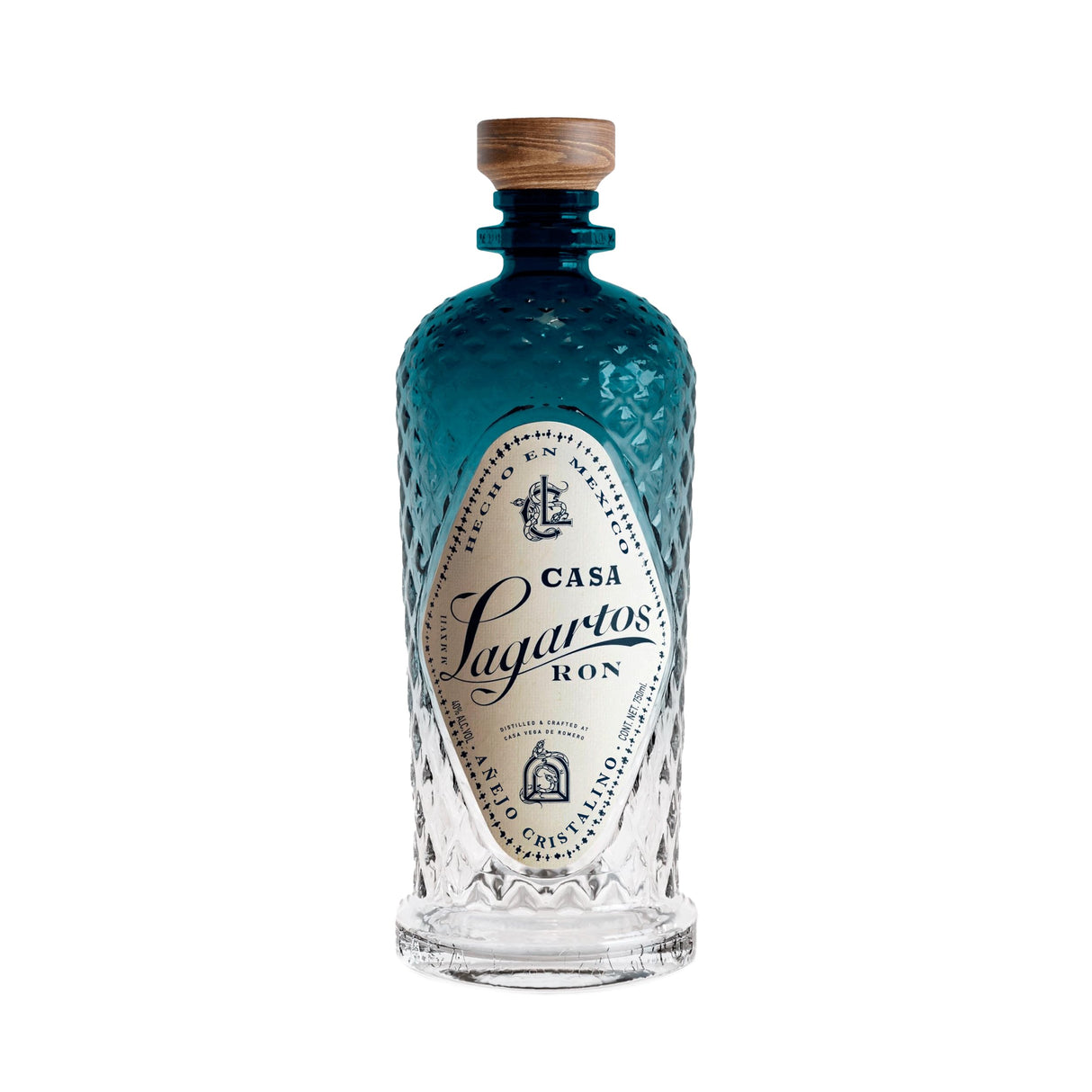 Ron Casa Lagartos Añejo Cristalino 750ml