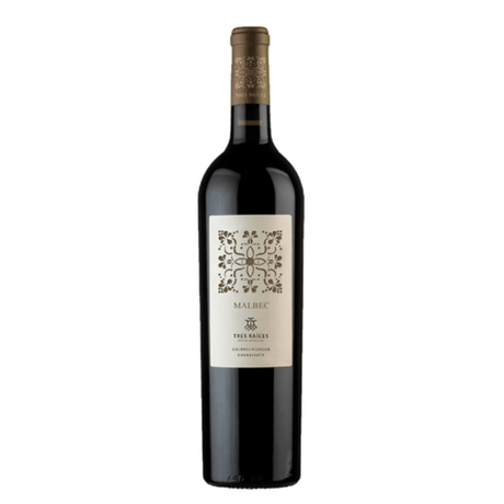 VINO TINTO TRES RAICES MALBEC 750 ML - Vinosylicores.com