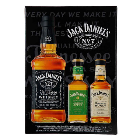 Whisky Jack Daniel's 700ml + Apple 200 + Honey 200ml