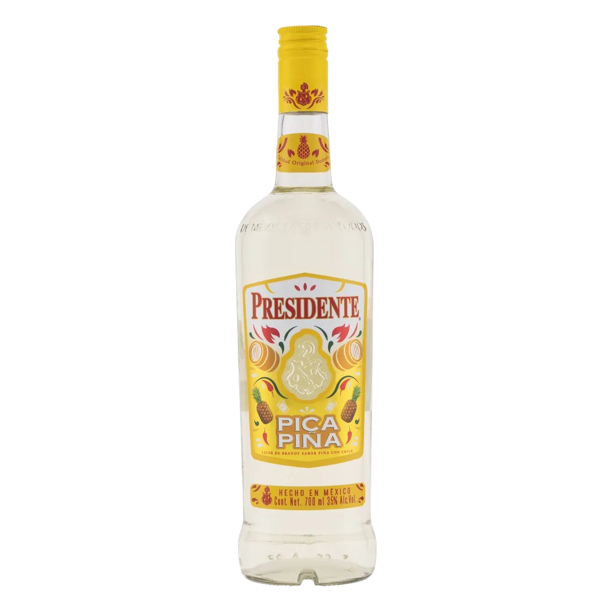 LICOR DE BRANDY PRESIDENTE PICA PIÑA 700ML