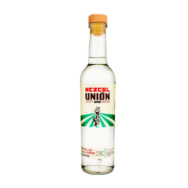 MEZCAL UNIÓN UNO JOVEN ESPADÍN Y CIRIAL 375ML