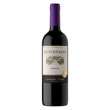 VINO TINTO CONCHA Y TORO RESERVADO MERLOT 750ML - Vinosylicores.com