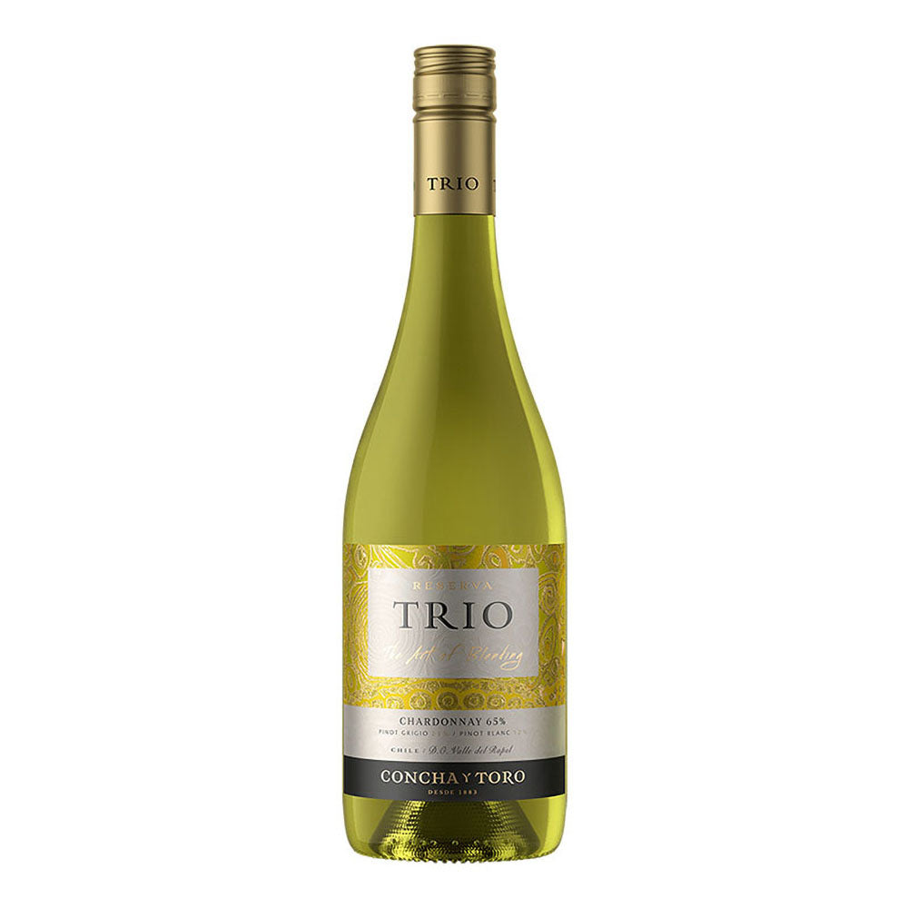 VINO BLANCO TRIO CHARDONNAY-PINOT GRIGIO-PINOT BLANC 750ML