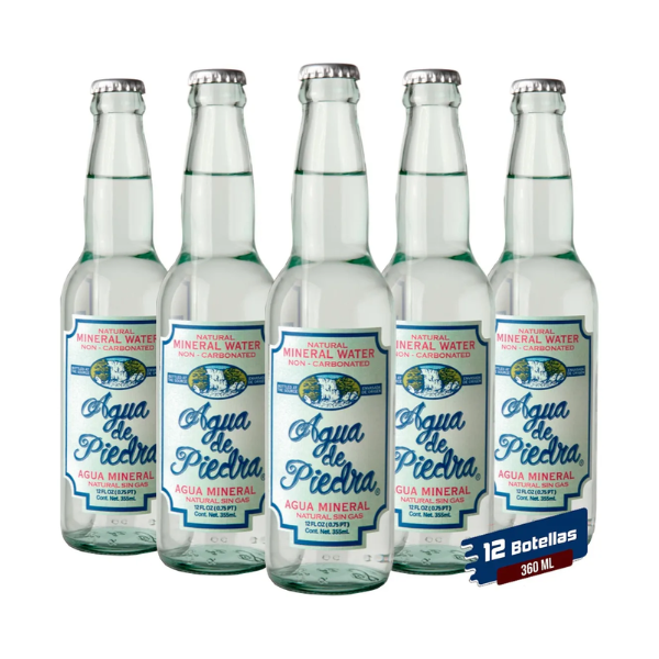 Pack De 12 Agua De Piedra Sin Gas 360ml