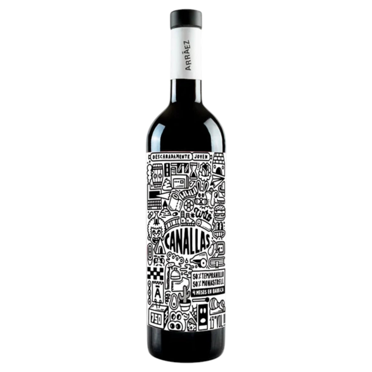 Canallas Monastrell Tempranillo Red Wine 750ml