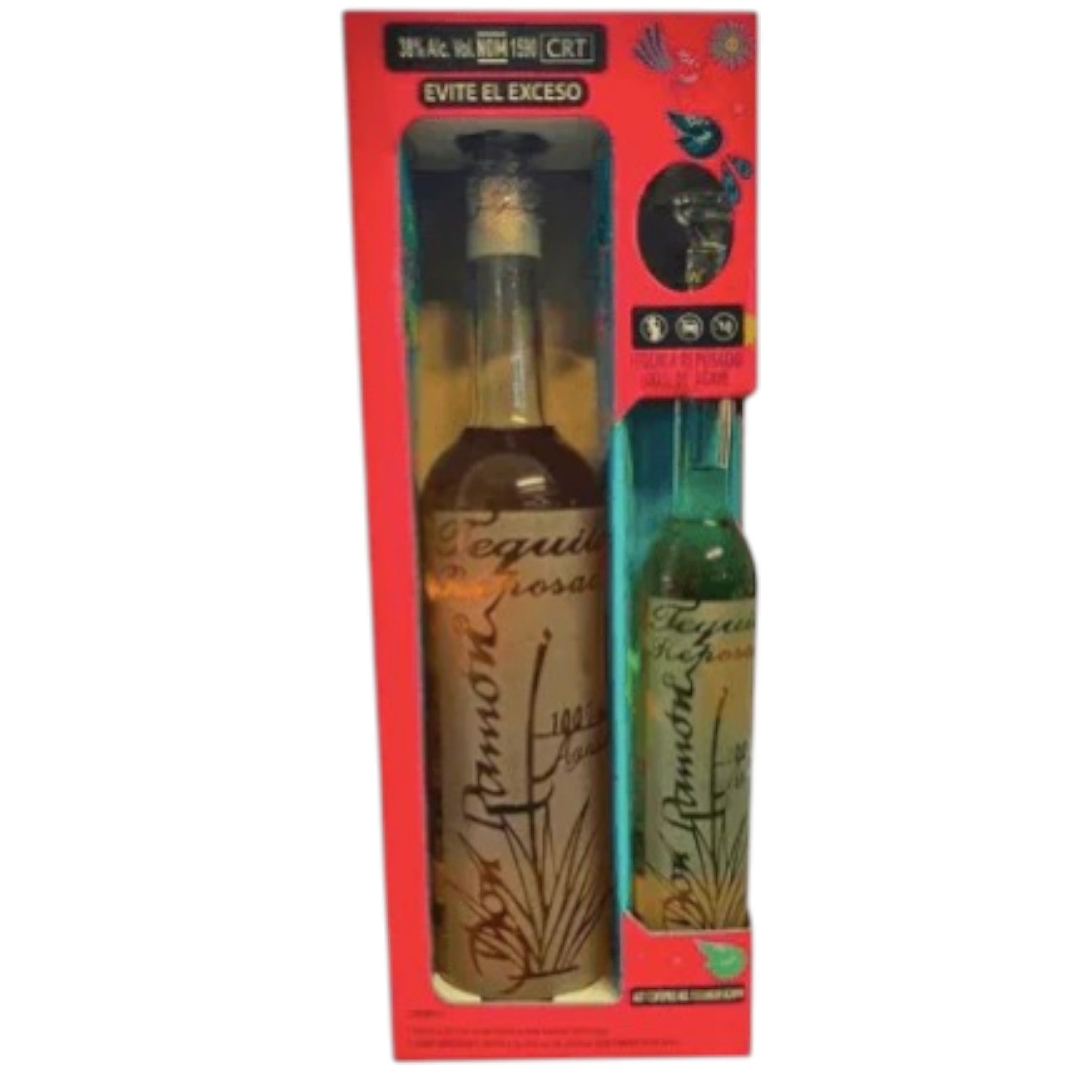 Tequila Don Ramon Reposado 750ml + 200ml – Vinosylicores.com