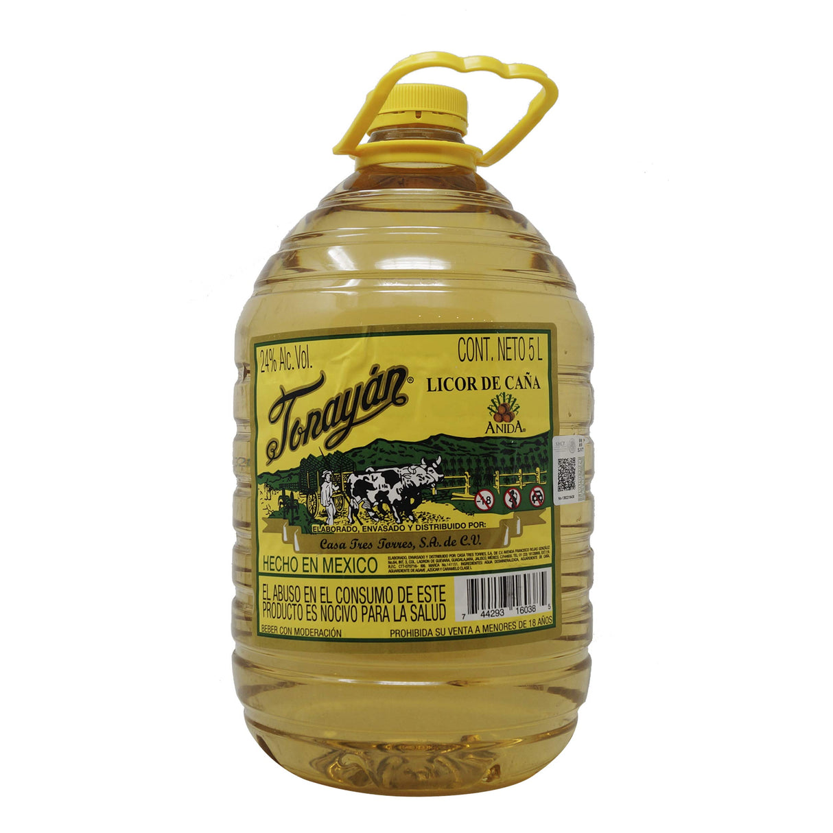 AGUARDIENTE TONAYAN PETT 5L