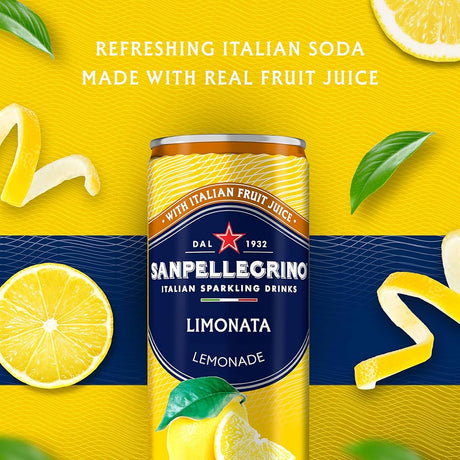 Agua San Pellegrino Limonata Lata 330ml