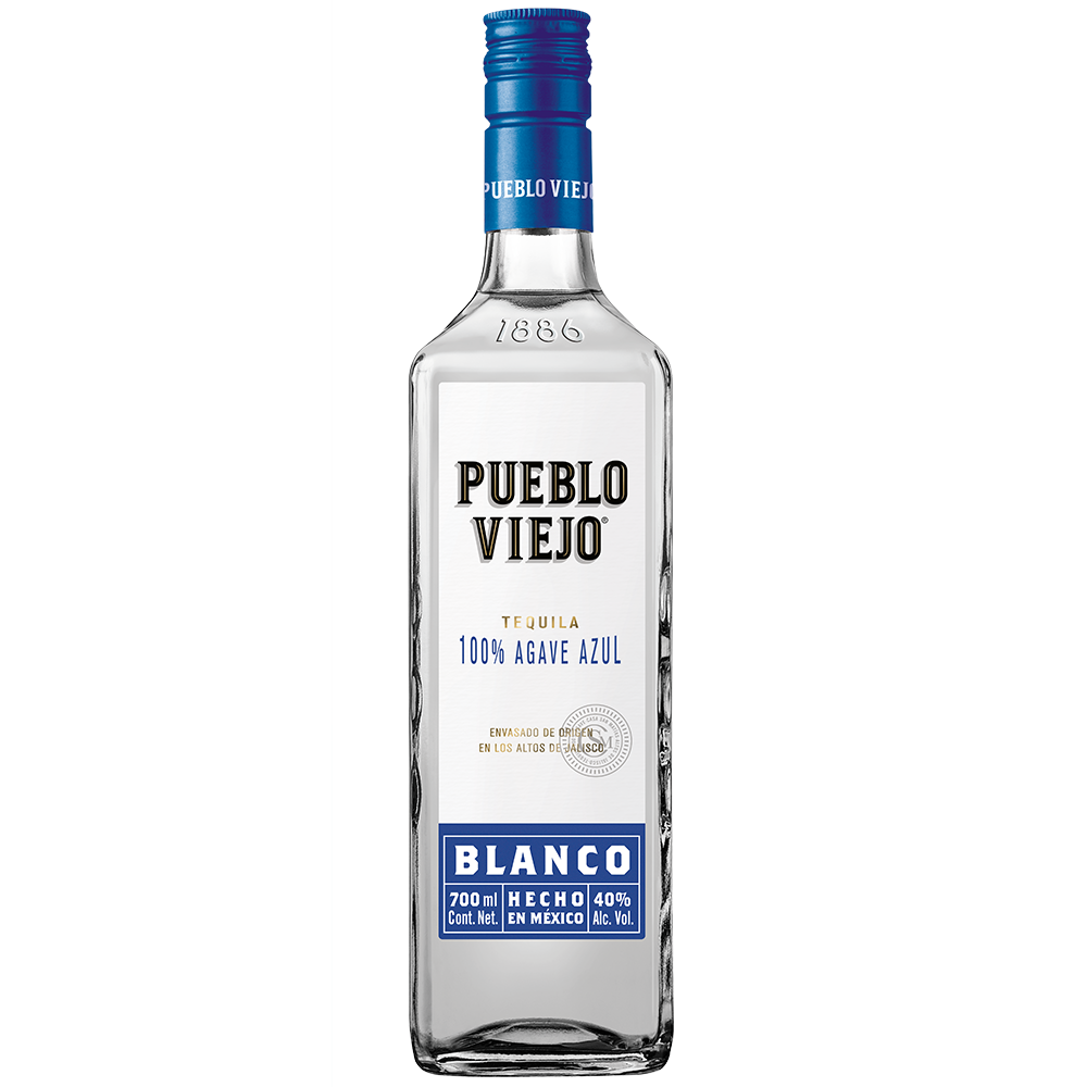 TEQUILA PUEBLO VIEJO BLANCO 700ML