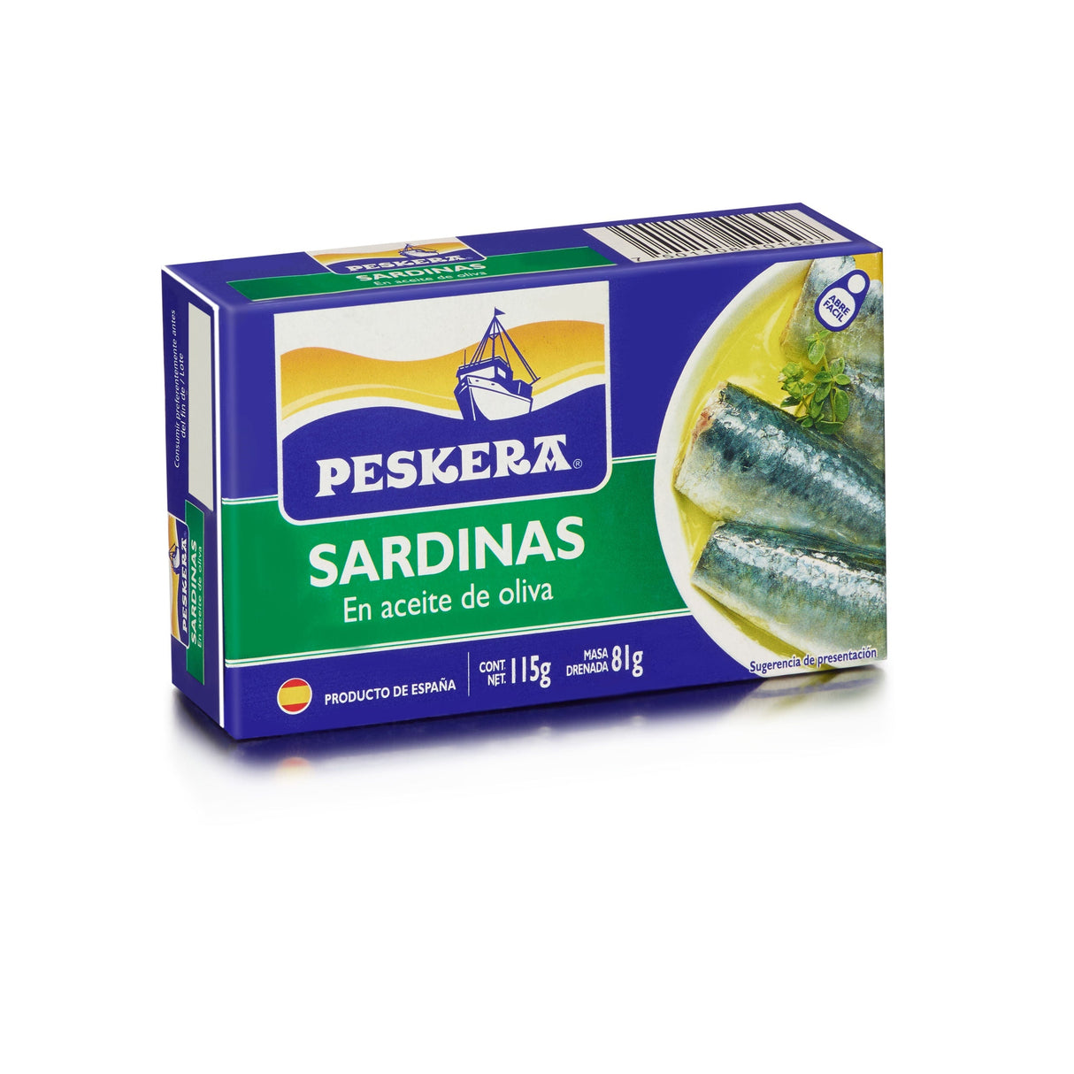 SARDINAS EN ACEITE DE OLIVA PESKERA LT 90