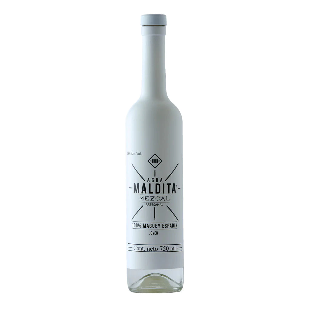 MEZCAL JOVEN 100% AGUA MALDITA ETIQUETA BLANCA 750ML