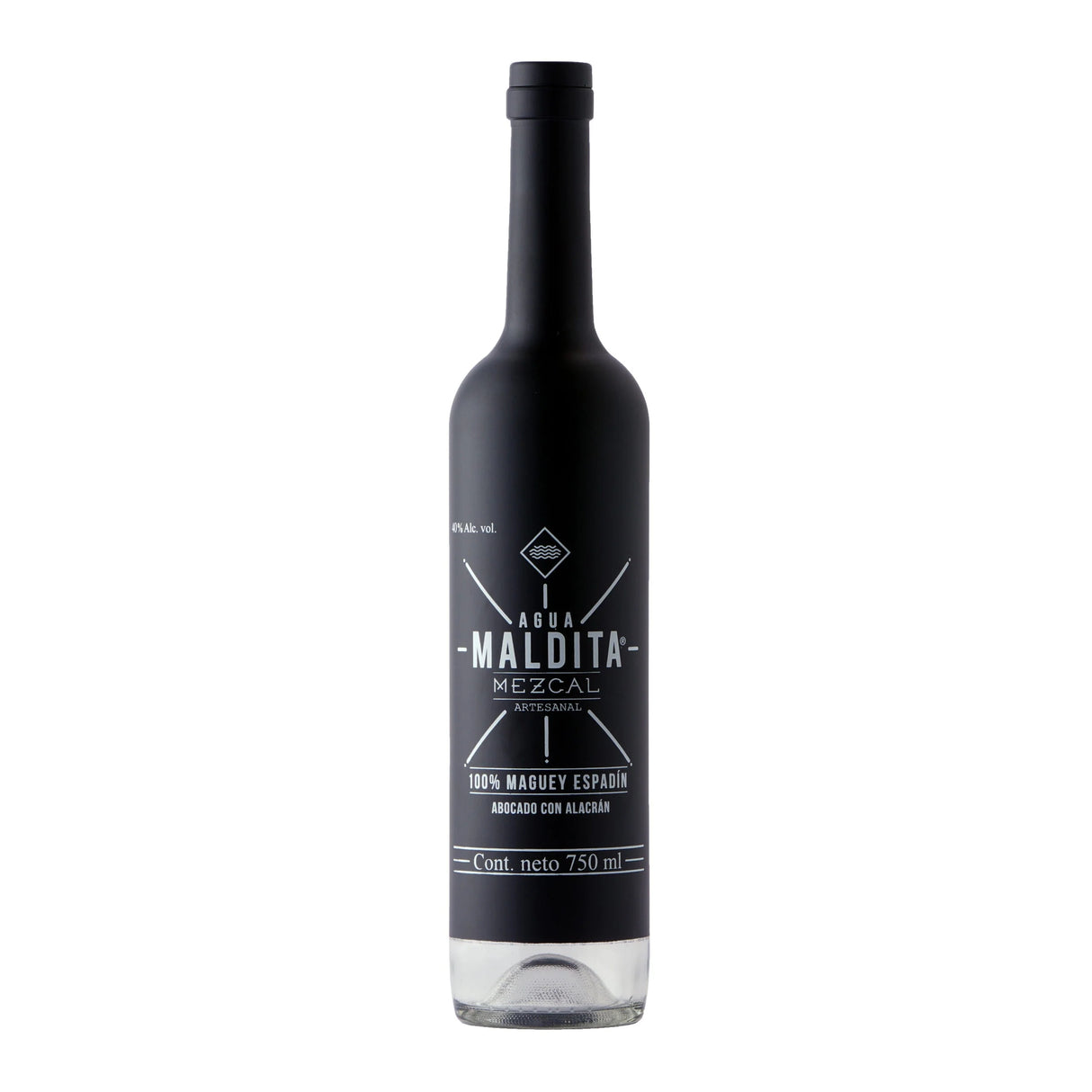 MEZCAL JOVEN 100% AGUA MALDITA ABOCADO E. NEGRA 750ML