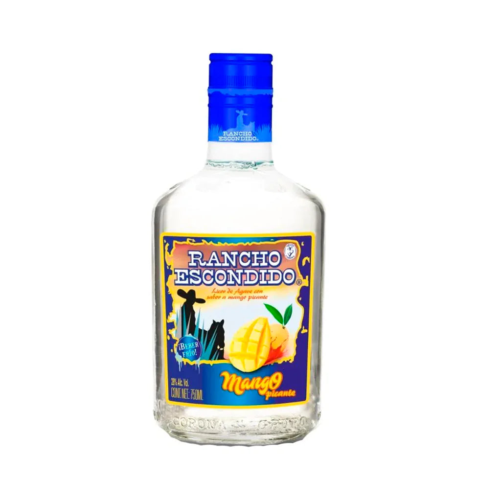 DESTILADO DE AGAVE RANCHO ESCONDIDO MANGO 750ML