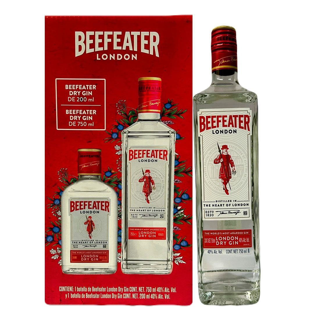 Ginebra Beefeater 750ml + 200ml