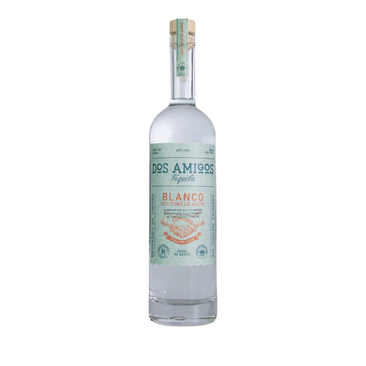 Tequila Dos Amigos Blanco 750ml