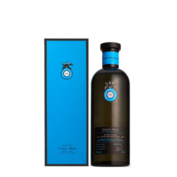 TEQUILA CASA DRAGONES AÑEJO 375ML