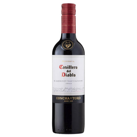 VINO TINTO CASILLERO DEL DIABLO CABERNET SAUVIGNON 375ML - Vinosylicores.com
