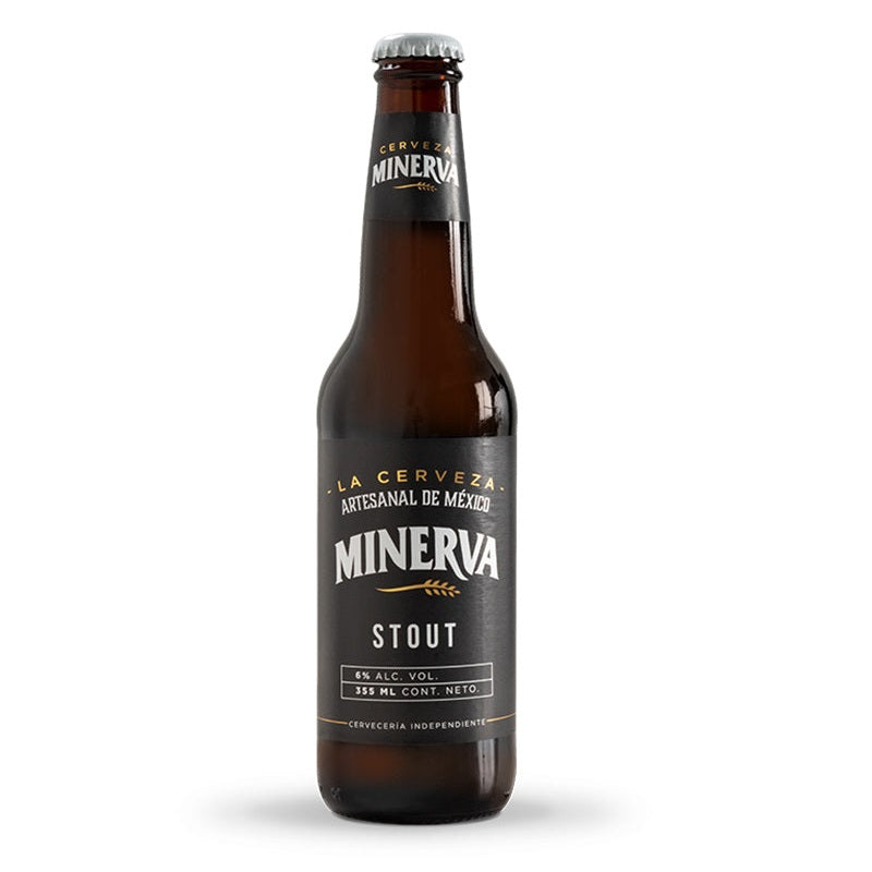 CERVEZA MINERVA STOUT CORAJILLO BOTELLA 355 ML