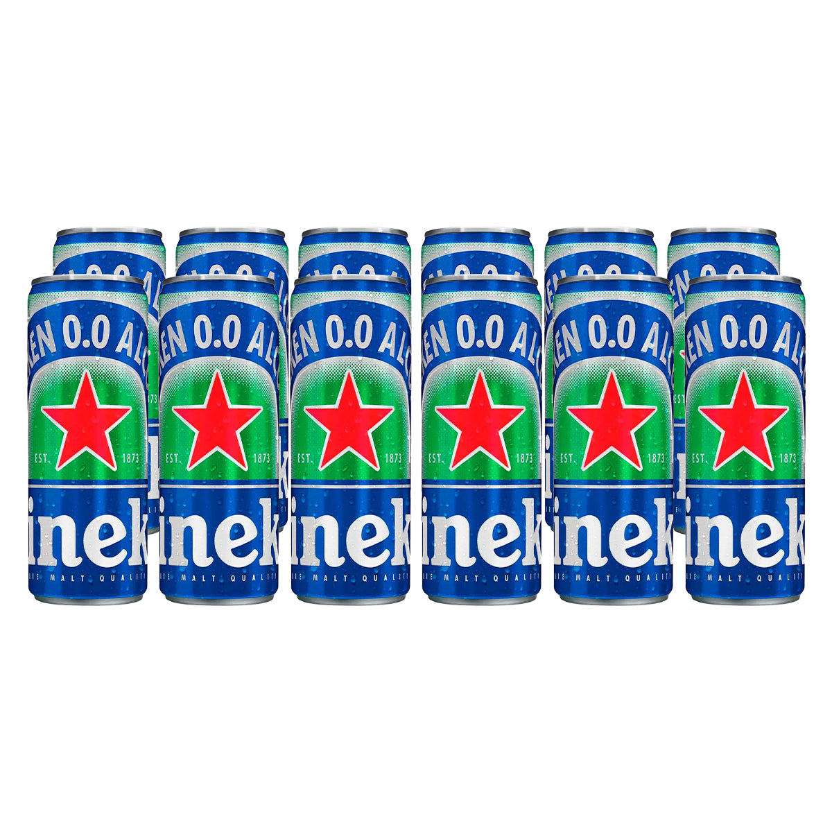 PACK DE 12 CERVEZA HEINEKEN 0.0% LATA 355ML