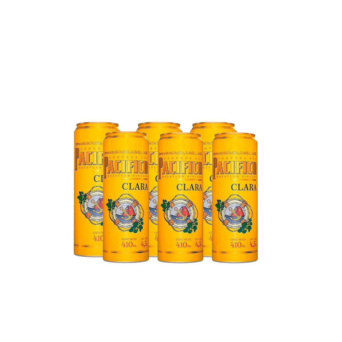 PACK DE 6 CERVEZA PACIFICO LATA 410ML