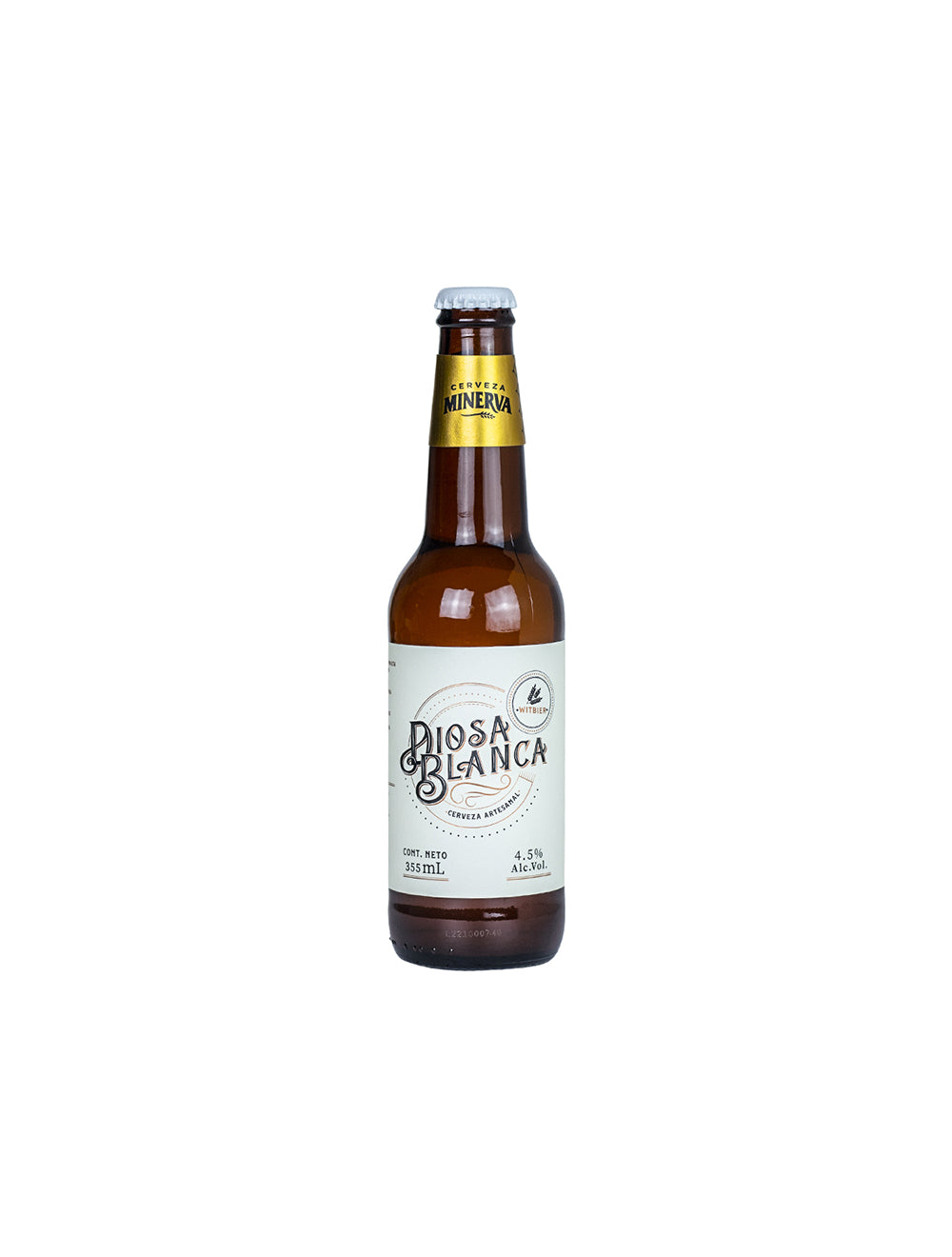 CERVEZA MINERVA DIOSA BLANCA 355ML