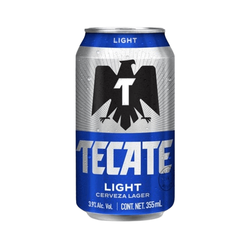 CERVEZA TECATE LIGHT LATA 355ML - Vinosylicores.com