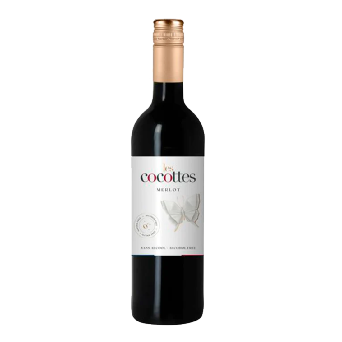 VINO TINTO LES COCOTTES MERLOT SIN ALCOHOL 750 ML