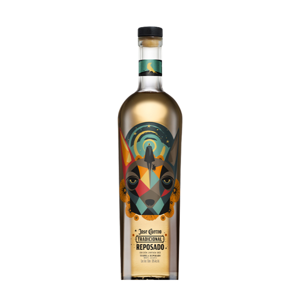 TEQUILA REPOSADO 100% CUERVO TRADICIONAL CALAVERAS 750ML