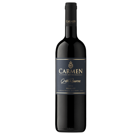 VINO TINTO CARMEN GRAN RESERVA MERLOT 750ML - Vinosylicores.com