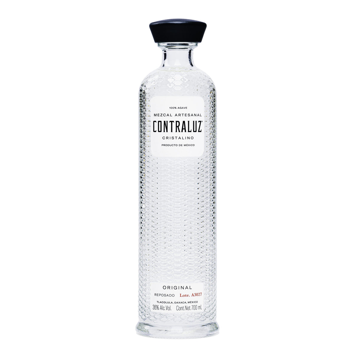 MEZCAL CONTRALUZ REPOSADO CRISTALINO 700ML