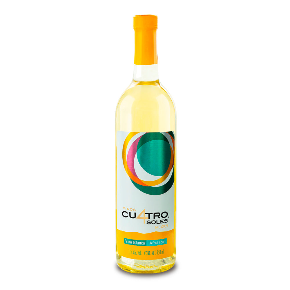 VINO BLANCO CUATRO SOLES AFRUTADO 750ML