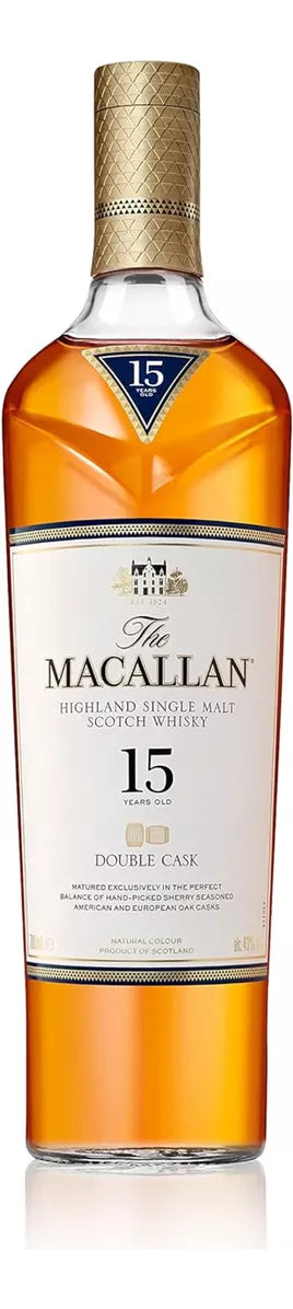 WHISKY THE MACALLAN 15 DOUBLE CASK 750 ML