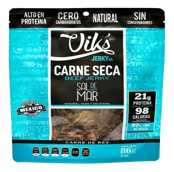 CARNE SECA SAL DE MAR VIKS JERKY 20G