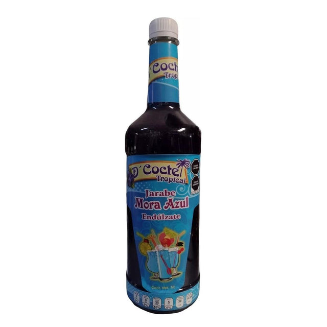 JARABE D'COCTEL TROPICAL MORA AZUL 1000 ML - Vinosylicores.com