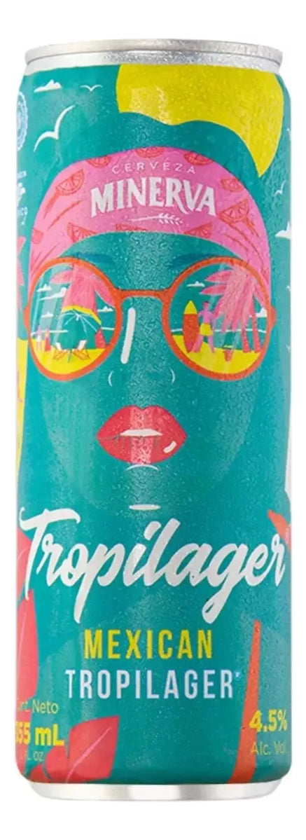 CERVEZA MINERVA TROPILAGER LATA 355 ML