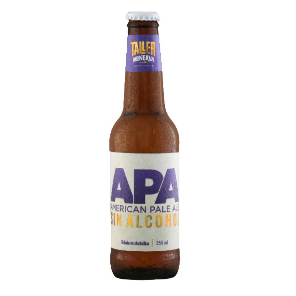 CERVEZA MINERVA APA SIN ALCOHOL 355 ML