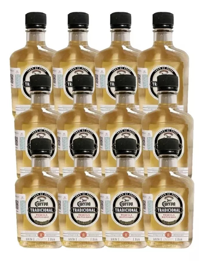 Pack De 12 Piezas De Tequila Cuervo Tradicional 200ML